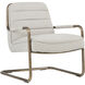 Lincoln Beige Linen Lounge Chair